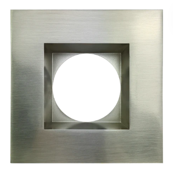 Goodlite G-10224 4 Inch Brushed Nickel Square Trim G2