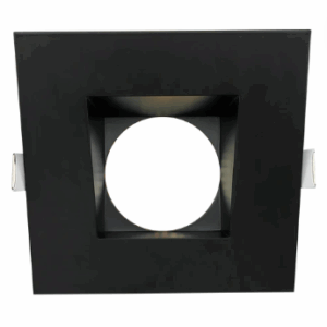 Goodlite G-10621 4 Inch Black Wall Wash Square Trim