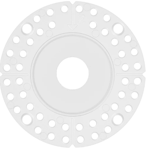 Goodlite G-10900 1 Inch White Round Trimless Kit