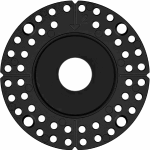 Goodlite G-10901 1 Inch Black Round Trimless Kit