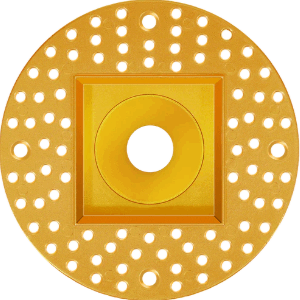 Goodlite G-10910 1 Inch Brushed Brass Square Trimless Kit