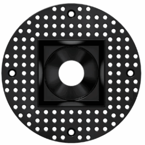 Goodlite G-10922 2 Inch Black Square Trimless