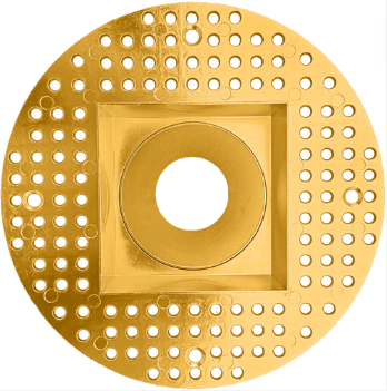 Goodlite G-10937 3 Inch Brass Square Trimless Kit