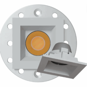 Goodlite G-11220 1 Inch White Square Trimmed Kit