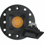 Goodlite G-11221 1 Inch Black Square Trimmed Kit