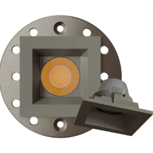 Goodlite G-11223 1 Inch Nickel Square Trimmed Kit