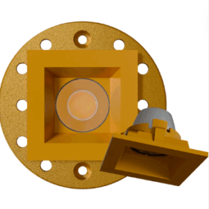 Goodlite G-11224 1 Inch Brass Square Trimmed Kit