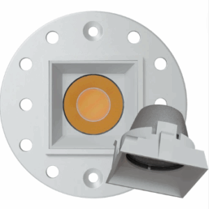 Goodlite G-11420 1 Inch White Square Trimless Kit