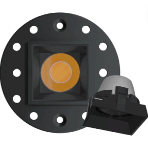 Goodlite G-11421 1 Inch Black Square Trimless Kit