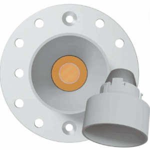 Goodlite G-11520 1 Inch White Round Drop Trim Kit