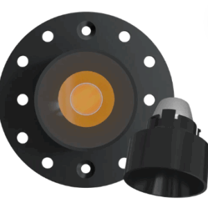 Goodlite G-11521 1 Inch Black Round Drop Trim Kit