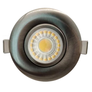 Goodlite G-19847 3" Round Flushed Gimbal, Brushed Nickel