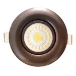 Goodlite G-19848 3" Round Flushed Gimbal, Bronze