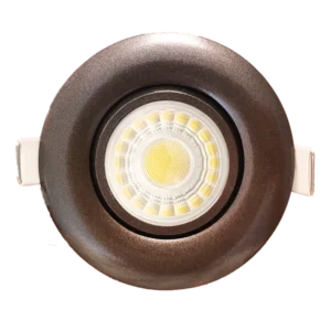 Goodlite G-19848 3" Round Flushed Gimbal, Bronze