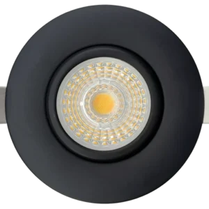 Goodlite G-19856 3" Ho Round Flushed Gimbal, Black