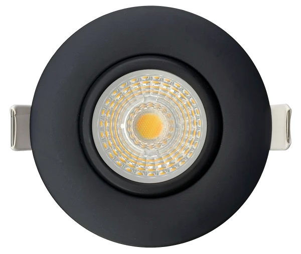 Goodlite G-19856 3" Ho Round Flushed Gimbal, Black