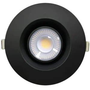 Goodlite G-19998 3.5” Round Regress Gimbal, Black