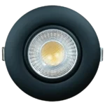 Goodlite G-20000 3.5” Round Flushed Gimbal, Black