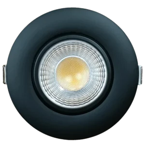 Goodlite G-20000 3.5” Round Flushed Gimbal, Black