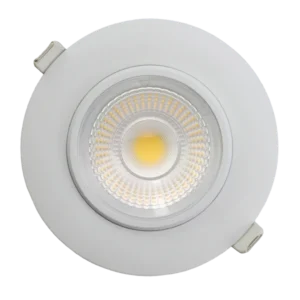 Goodlite G-20007 4” Ho Round Flushed Gimbal, White