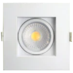 Goodlite G-97425 4” Ho Square Regress Gimbal, White