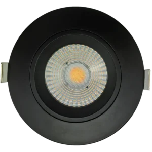 Goodlite G-20195 5” Regress Round Luminaire, Black