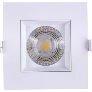 Goodlite G-20218 5” Regress Square Luminaire, White