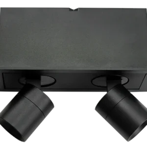 Goodlite G-21066 2” Double Head Retractable, Black