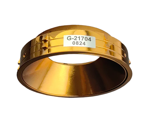 Goodlite G-21704 3.5 inch Brushed Brass Round Millwork Trimless Kit