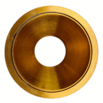 Goodlite G-21714 1 Inch Brushed Brass Round Millwork Trimless Kit
