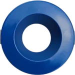 Goodlite G-21874 3 inch Blueberry Blue Round Trim