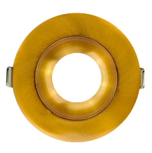 Goodlite G-21934 3 Inch Brushed Brass Round Gimbal Trim