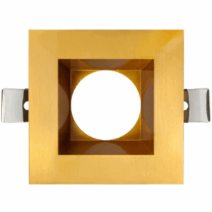 Goodlite G-22525 5 Inch Brushed Brass Square Trim