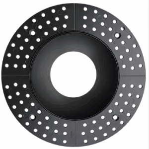 Goodlite G-22531 5 Inch Black Round Trimless Kit