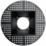 Goodlite G-22541 5 Inch Black Square Trimless Kit