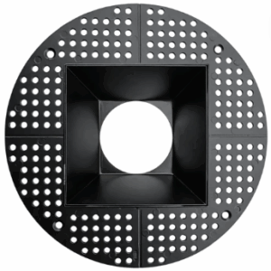 Goodlite G-22541 5 Inch Black Square Trimless Kit