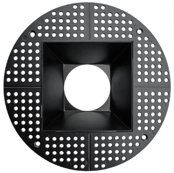 Goodlite G-22541 5 Inch Black Square Trimless Kit