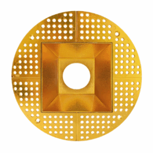 Goodlite G-22544 5 Inch Brass Square Trimless Kit