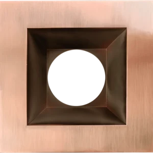 Goodlite G-22626 6 Inch Brushed Copper Square Trim