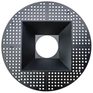 Goodlite G-22641 6 Inch Black Square Trimless Kit