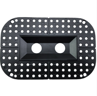 Goodlite G-22812 1" Ultra Narrow 2 Head Trimless Multiple Kit Black Finish