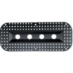 Goodlite G-22814 1" Ultra Narrow 4 Head Trimless Multiple Kit Black Finish