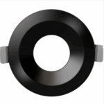 Goodlite G-23131 3 Inch Black Round Ultra Shallow Trim
