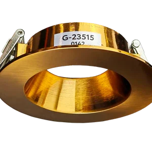 Goodlite G-23515 3.5 Inch Brushed Brass Round Trim