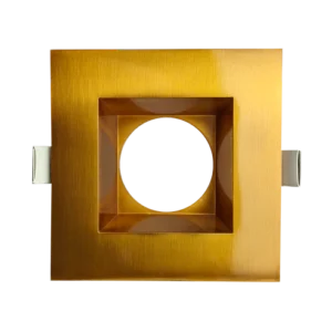 Goodlite G-23525 3.5 Inch Brushed Brass Square Trim