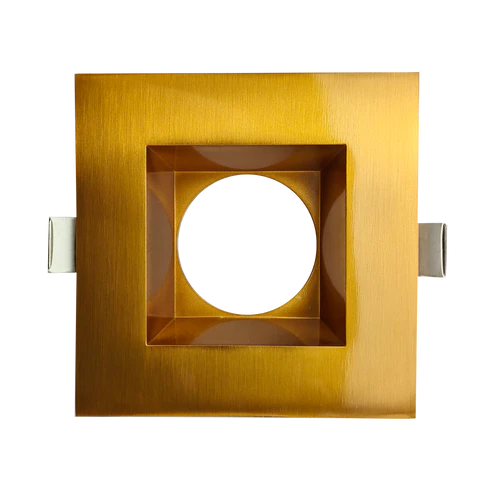 Goodlite G-23525 3.5 Inch Brushed Brass Square Trim