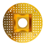 Goodlite G-23544 3.5 Inch Brass Square Trimless Kit