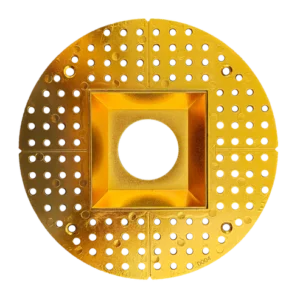 Goodlite G-23544 3.5 Inch Brass Square Trimless Kit