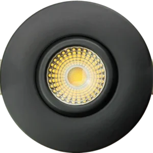 Goodlite G-24521 2" Ho Round Flushed Gimbal, Black