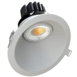 Goodlite G-26000 3.5” Round Sloped Regress Gimbal, White